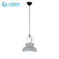 LEDER Interessante metalen hanglampen