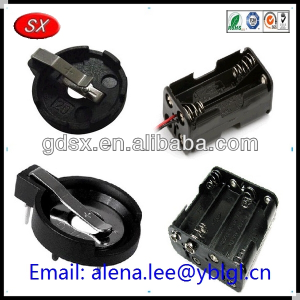 stainless steel 26650 battery holder for A/AA/AAA/4A battery Cr2032