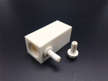 Alumina ceramic spool and sleeve for pump body
