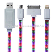 LED USB Cable for iPod
