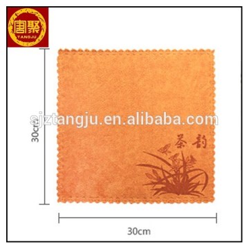 hot sale bamboo print microfiber tea towel