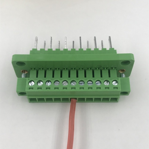 11 pin through wall plug-in terminal block