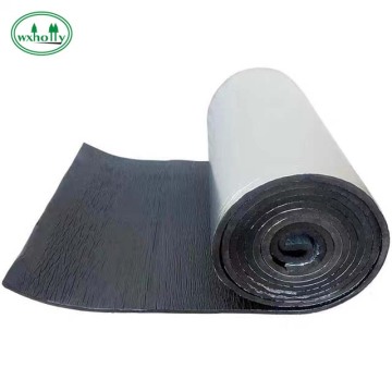 aluminum foil flexible foam rubber insulation sheet/pipe