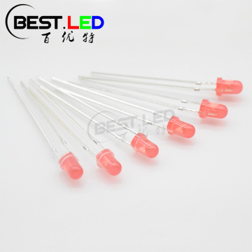 Super Bright 3mm Round Top Diffused Pink LED