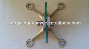 Fin Fixed Stainless Steel 2 Arm 90 degree Spider Fitting