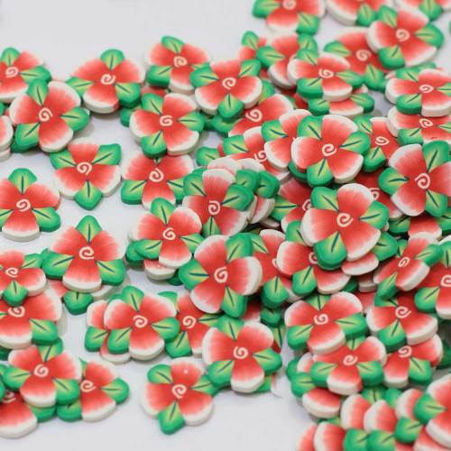 Bande dessinée petite fleur polymère argile tranches boue argile Slime remplissage pour Nail Art bricolage décor téléphone coque accessoires