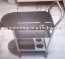 Steel wood drinking trolly