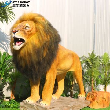 Animatronic Hewan Ukuran Hidup Singa Bergerak