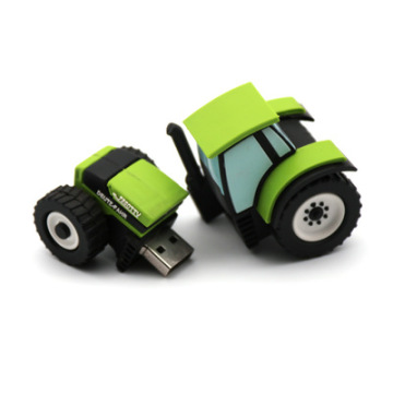 Tracktors Truck Car PVC USB Flash Drive