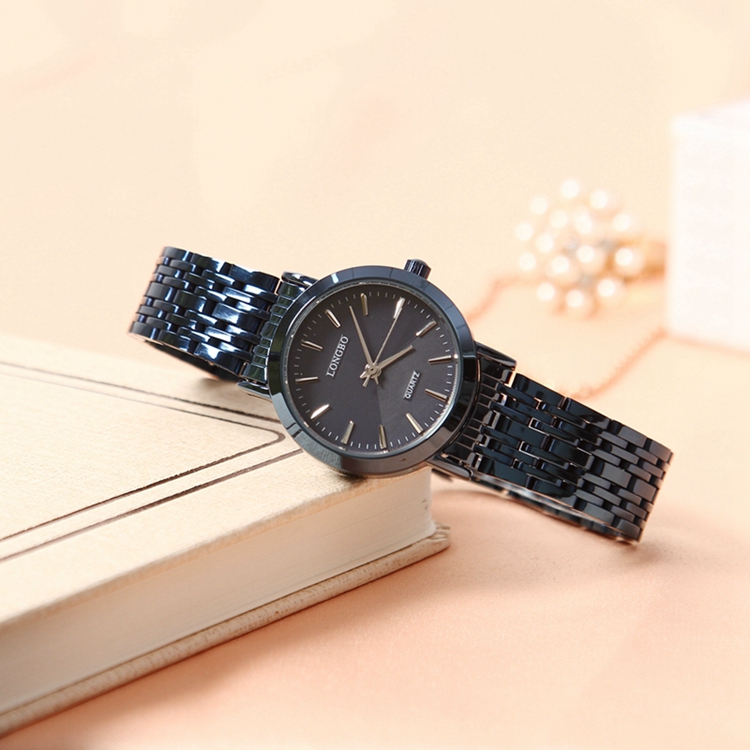 LONGBO 80793 online shopping wholesale custom watch oem black simple quartz women watch waterproof