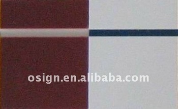 advertising ABS laser double color board