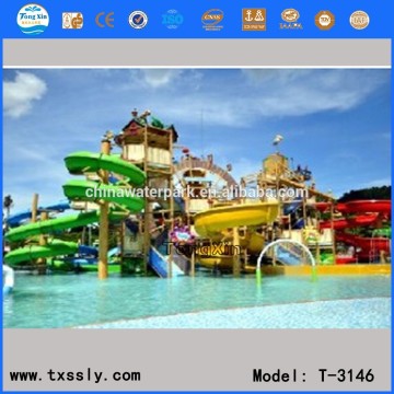 High speed fiberglass body water slide and free fall fiberglass water slide