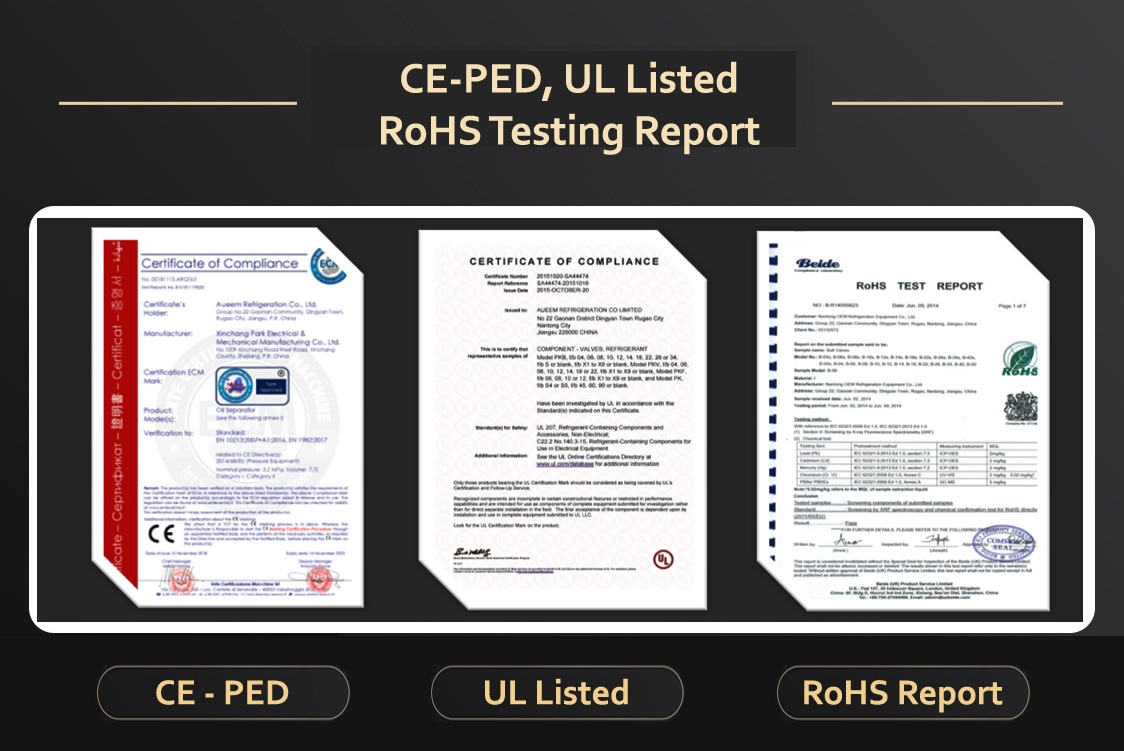 Refrigeration Solid Core Filter Drier