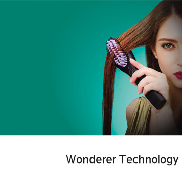 Hair Straightening Brush With Ionic Generator