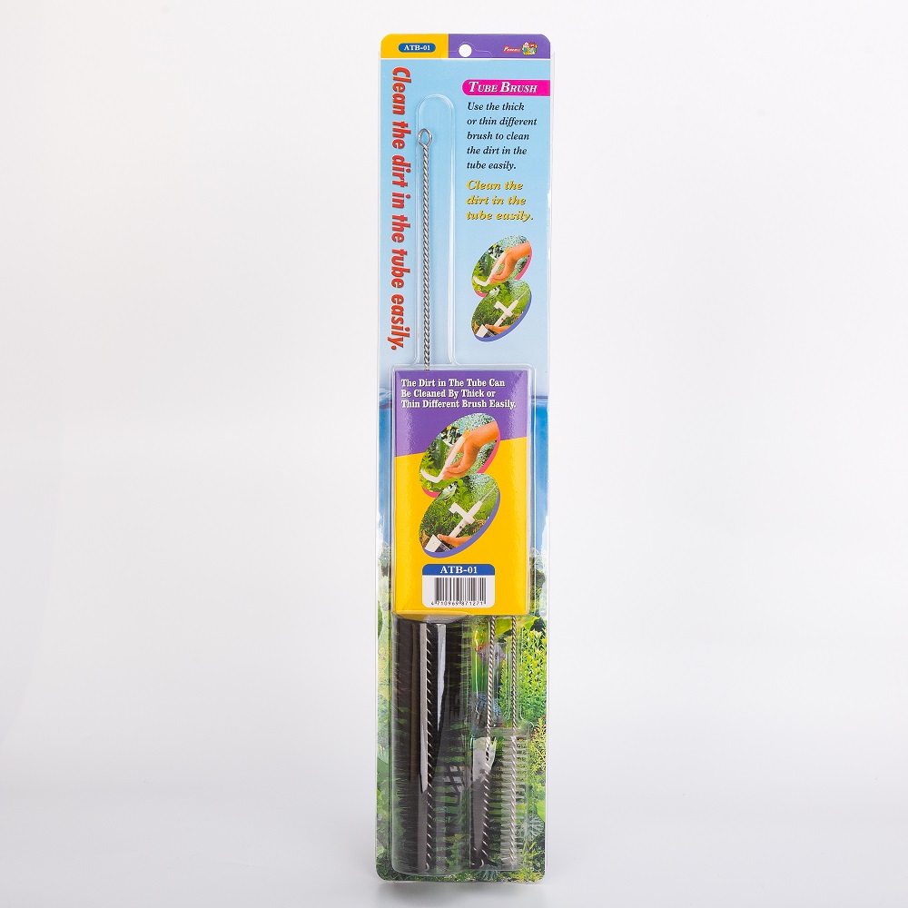 Percell Aquarium Tube Brush - 3er Set