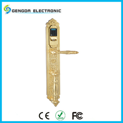 Classical Pure Copper Luxury Biometric Fingerprint Lock