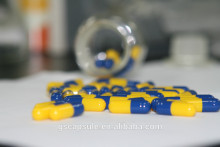 gem blue yellow fish gelatin Capsule