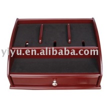 Wooden charging valet