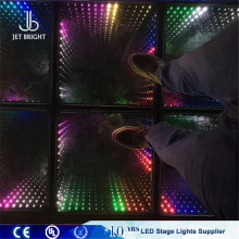 Best Sale Wedding Club Party light weight 3D Effect Mirror Portable Led Dance Floor