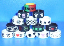 Silicon Finger Ring, Silicone Thumb Rings With Personalized Debossed / Embossed Logo