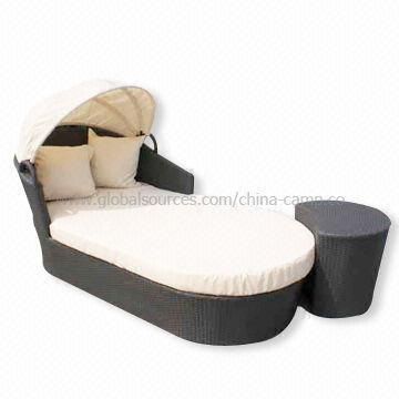 Outdoor Rattansofa, Abmessungen 195 x 100 x 77 cm