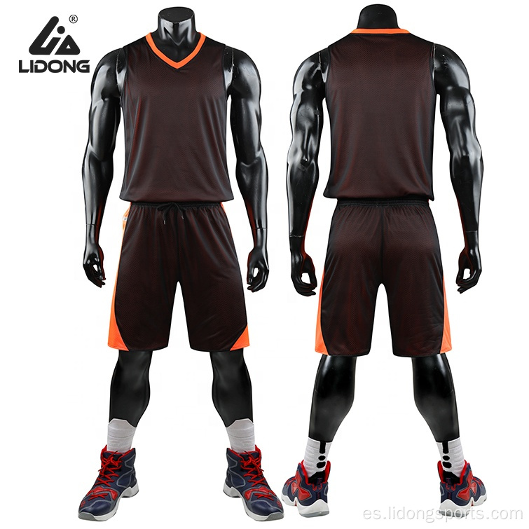 Diseños personalizados Jersey de baloncesto de uniforme de baloncesto de baloncesto