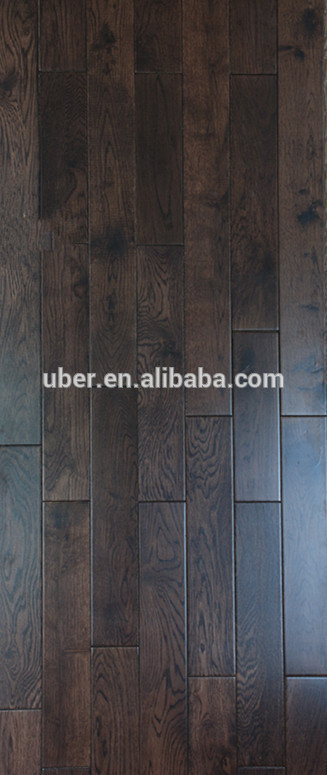 Prefabricated interior UV Laquered Solid Oak Wood flooring