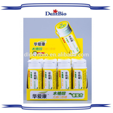 Sugar free chewing gum fruity chewing gum