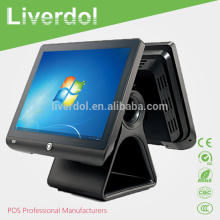 High Class Smart J1900 Motherboard Two Screen Touch Pos System