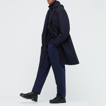 Winter 2022 New Custom men's coats wool mens down coats formal long coat for men