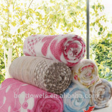 cold thermal various kinds print of coral fleece blanket