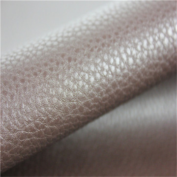 Microfiber backing PU shoe fabric leather