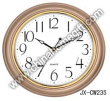 plastic  Frame Round Wall Clock