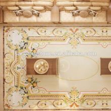 waterjet tile marble,stone waterjet marble inlay