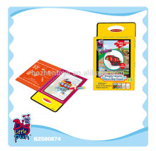 Reusable vehicle magic water painting educational childrens book