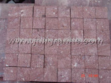 Red sandstone Cube stones