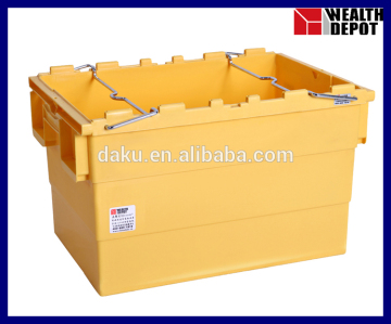 600*400*365mm Stack Nest Plastic Bins with Bars