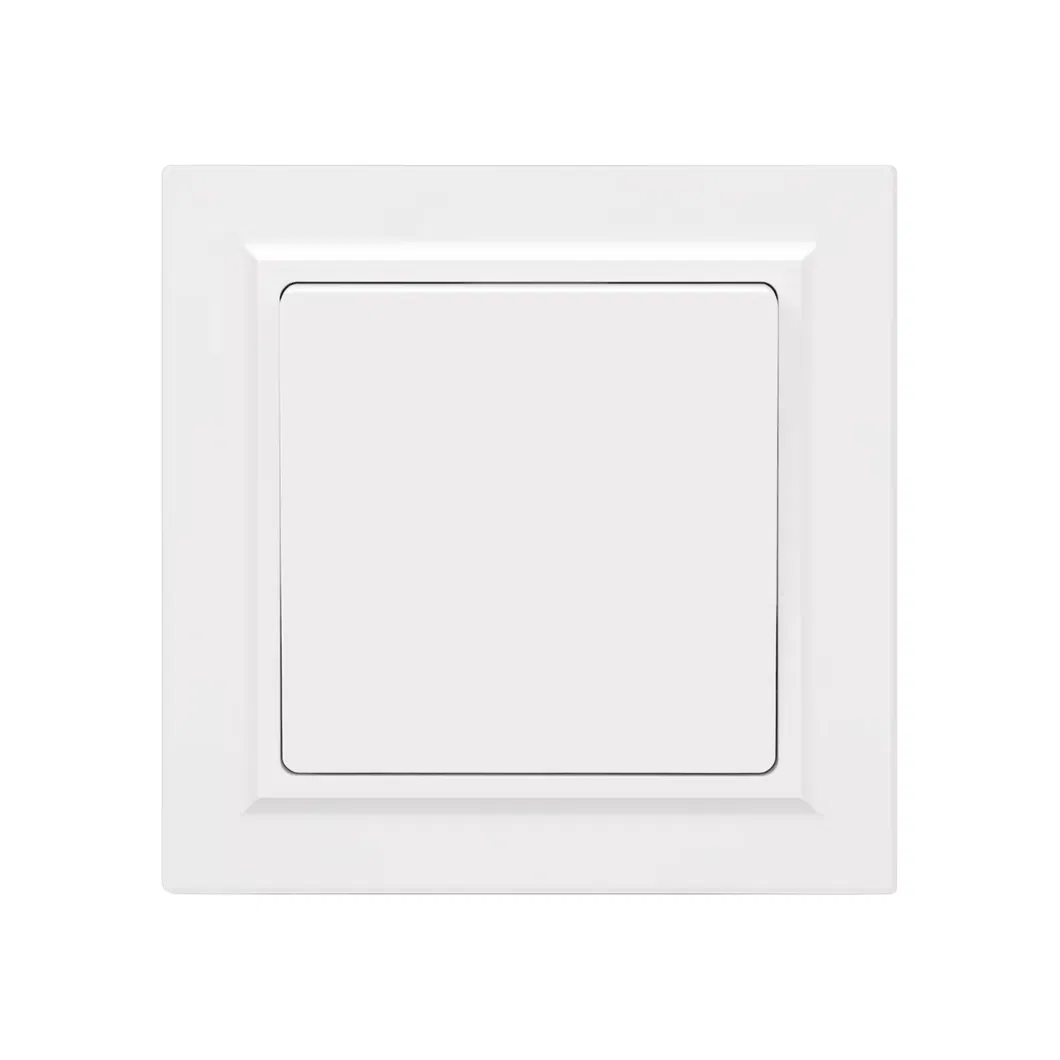 Switch 1-Gang 10A Assy Aluminum Grey Colour Elendax