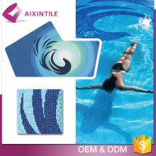 Guangdong Best Price Ceram Mosaic Flower Swimming Pool