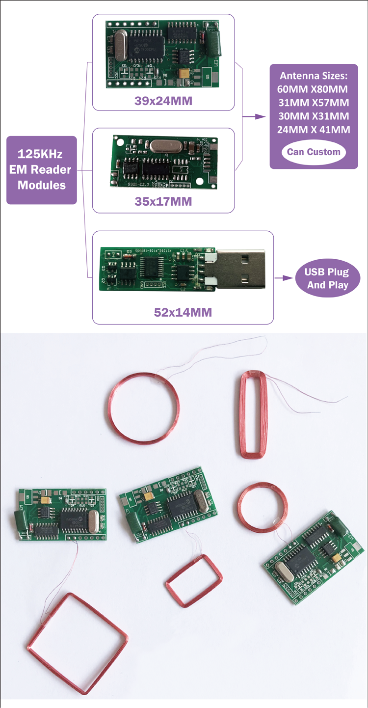 Hf Rfid Reader Module UART for Arduino Board Free SDK Module