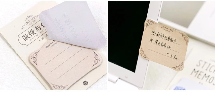 Creative Design Tearable Sticky Memo Pad