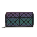 Neue Design Rhombus Persönlichkeit Mini Taschen Frauen Mode PU Material Leuchtende Brieftasche