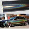 Gloss Rainbow Laser Grey Car Vinyl Wrap