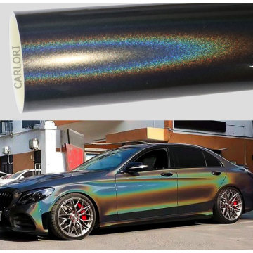 de Glanz Reebou Laser Grey Car Vinyl Wrap