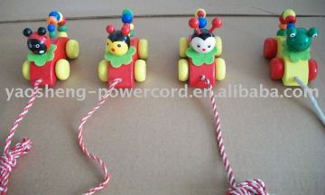 wooden pull along toy