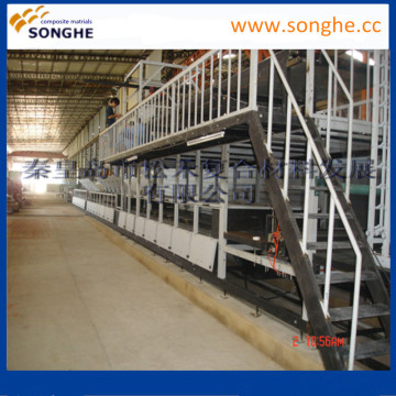 gel coat fiberglass sheets making forming machine
