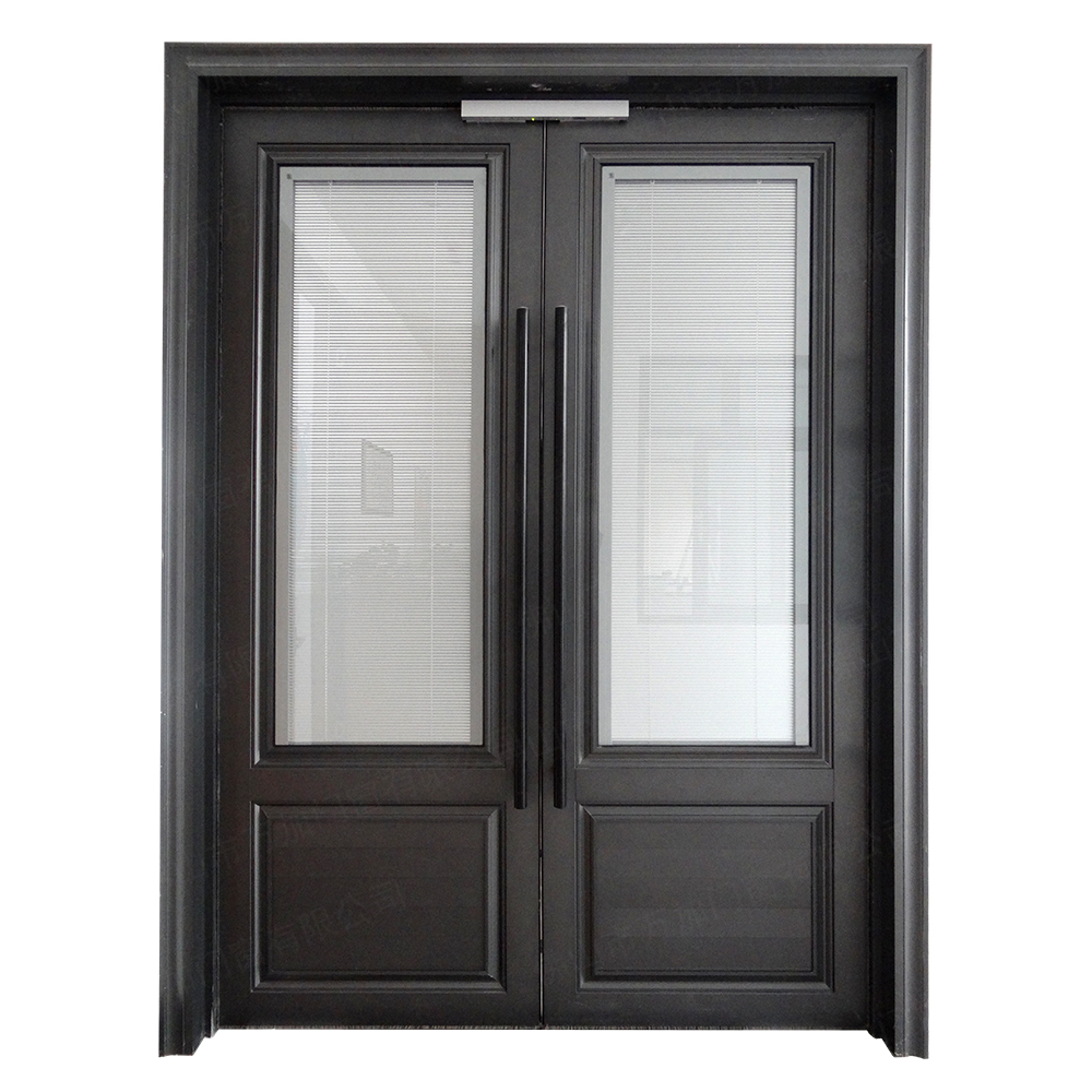 Aluminum Alloy Soundproof Windows And Doors,Glass Office Entry Doors