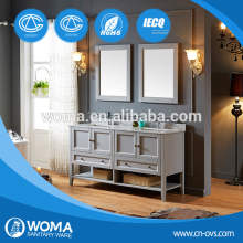 1006D Wood Hotel Bathroom Vanities furniture/Modern Solid Wood Bathroom Vanity