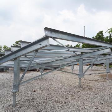 Fondation galvanisée à la vis au sol pour la construction en bois