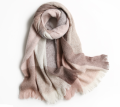 Chusta w kratę Cashmere Fahion Shawl Woven Scarf